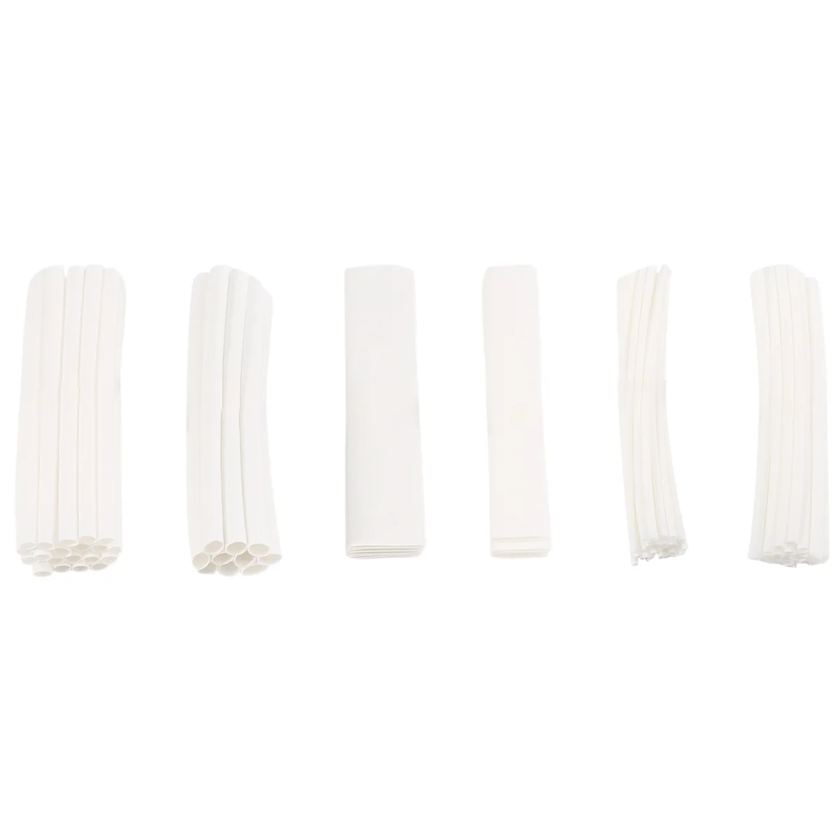 Mais novo 100 peças de tubo termo retrátil cor do tubo termorretrátil: branco