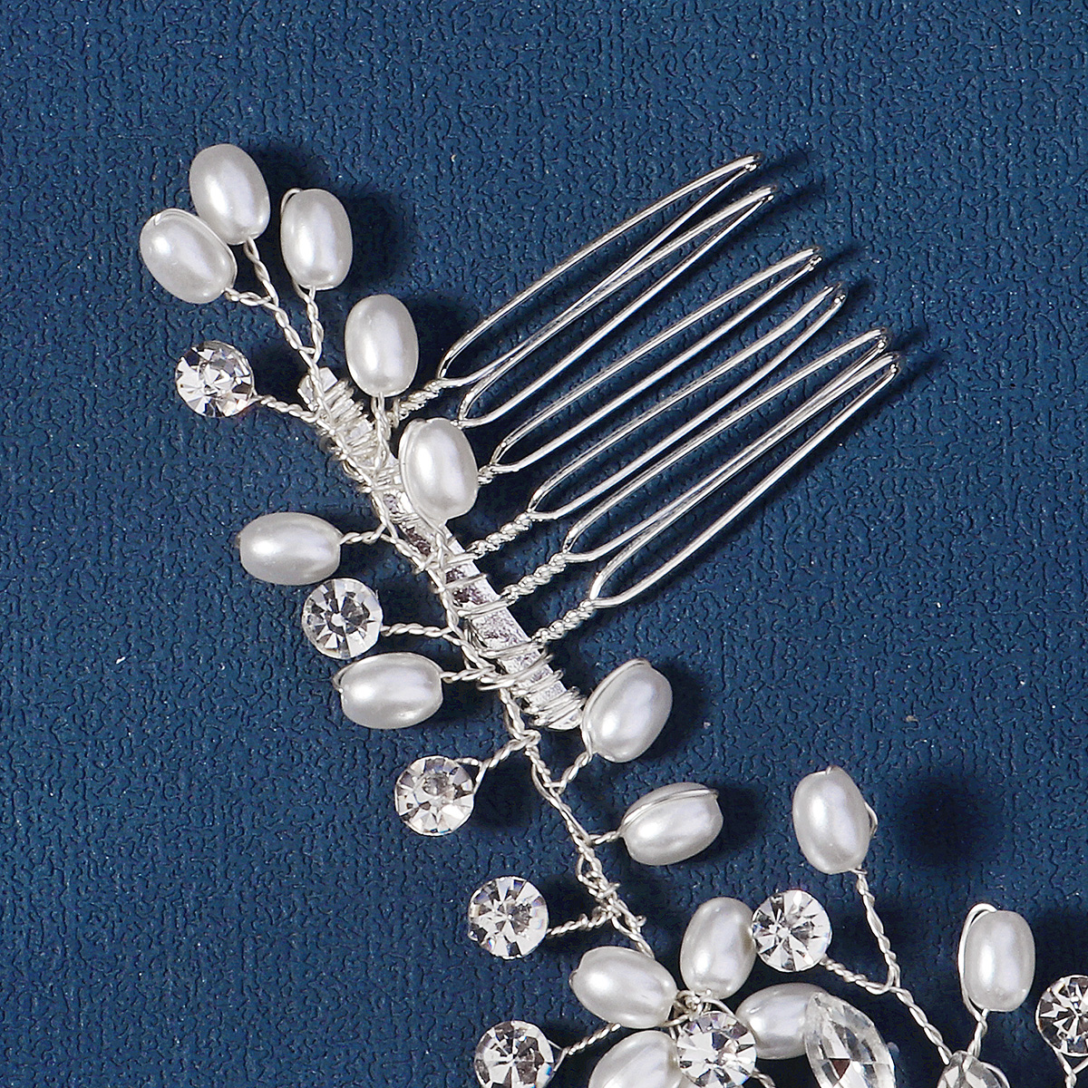 1 STKS Parels & Steentjes Mode Haar Sieraden Bloemen Bruids Bruiloft Haarbanden Party Haaraccessoires Voor Vrouwen