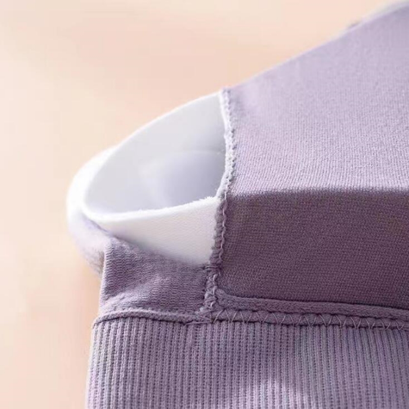 Sexy Unterwäsche für Damen, nahtloser Sport-BH, hohe Elastizität, tiefes U-förmiges Yoga-BH-Oberteil ohne Stahlring