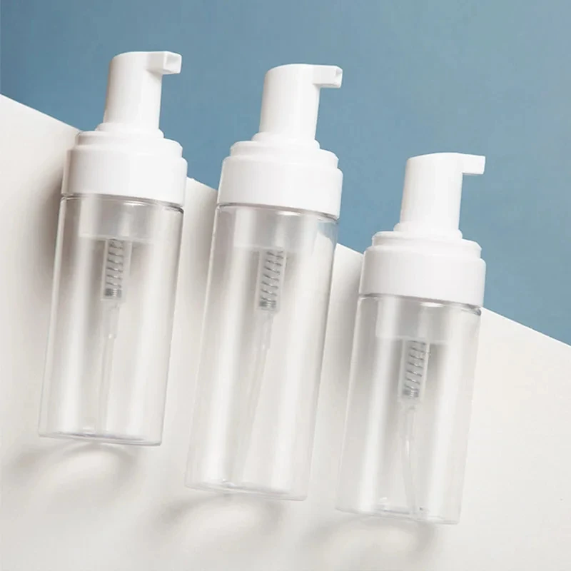 100ml/120ml/150ml/200ml 포밍 펌프 병 페이셜 클렌저 휴대용 플라스틱 폼 병 리필 형 로션 샴푸 디스펜서