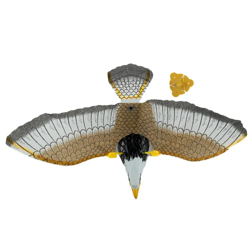 เครื่องไล่นกแขวนนกอินทรีบินนกฮูกไล่หุ่นไล่กา Decoy Pest Control