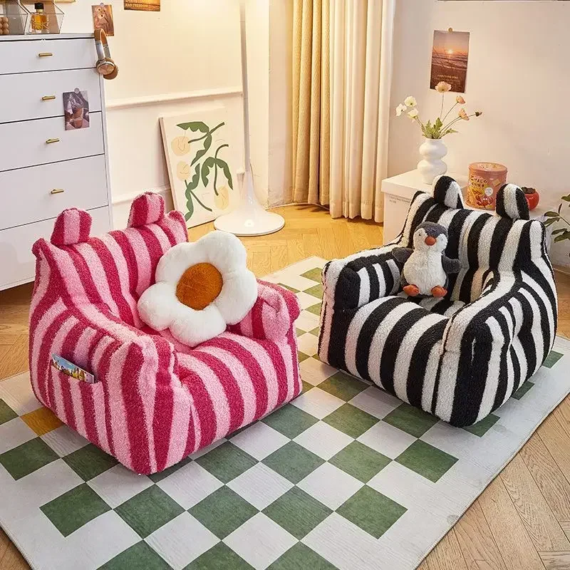 Bean Bag เด็กโซฟานั่งสนับสนุนที่นั่ง Pleochroic เด็กโซฟา Plush สบาย Kinderzitjes เด็กเฟอร์นิเจอร์ห้อง
