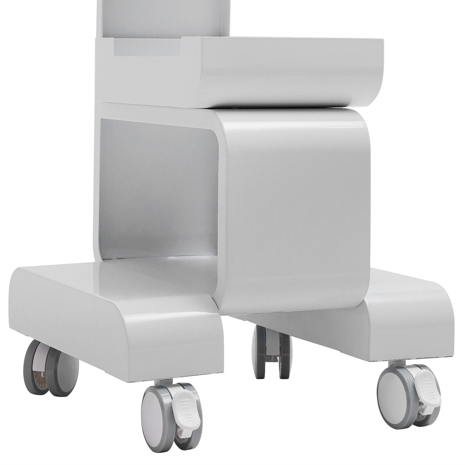 Kosmetikwagen Arbeitswagen Salon Desktop Beauty Wheelcart Ausrüstung mit Glasscheibe