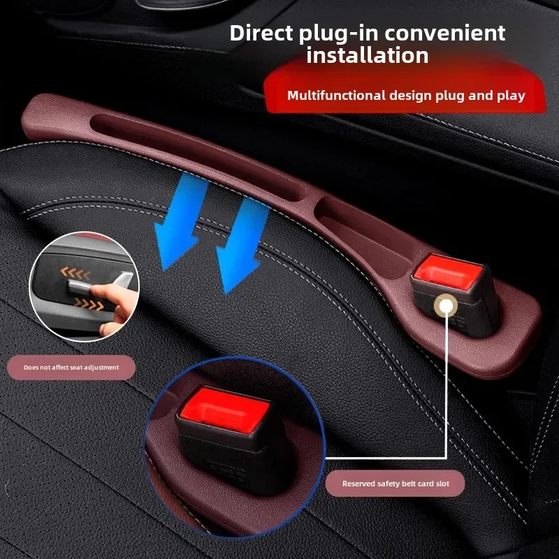 Tapón de relleno para caja de asiento de coche, tira de relleno impermeable, espacio para asiento de coche con ranura, tira de enchufe a prueba de fugas, accesorios de Interior de coche Universal