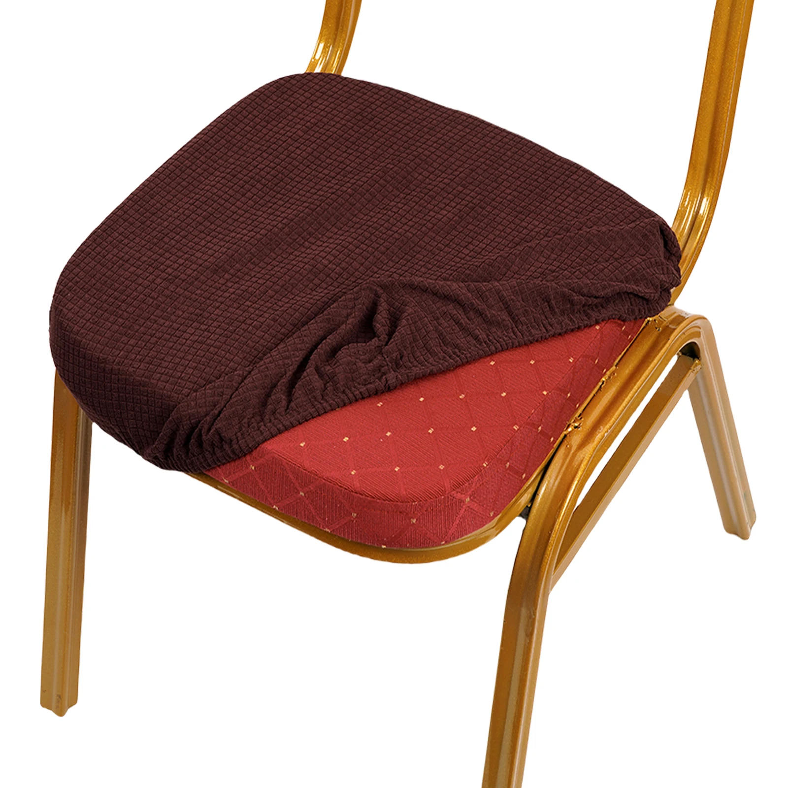 1/4 Uds. Fundas de asiento para sillas de comedor, lavables y extraíbles, antipolvo, fundas para sillas de cocina, fundas de cojines