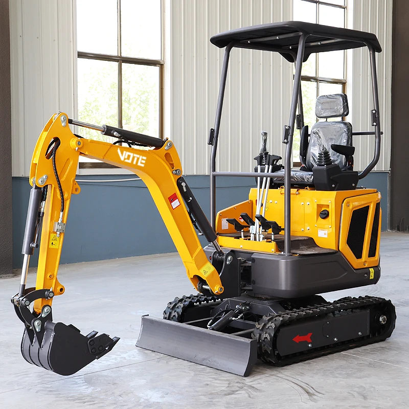 Chinese New Crawler Digger Excavator Machine 1 Ton Mini bagger Farm Ce Euro5 Epa Engine 1.6 ton Mini Excavator Customized