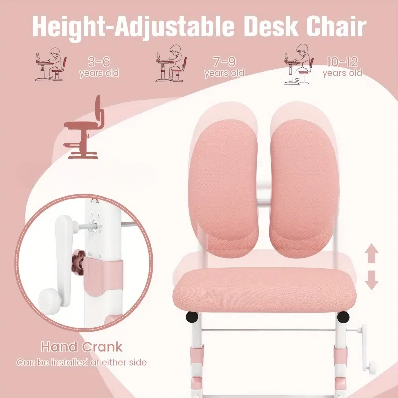 Adjustable Comfortable Kids Chair Footrests Study Computer Learn Children Chair Backrest Auxiliary Silla Infantil Home Furniture