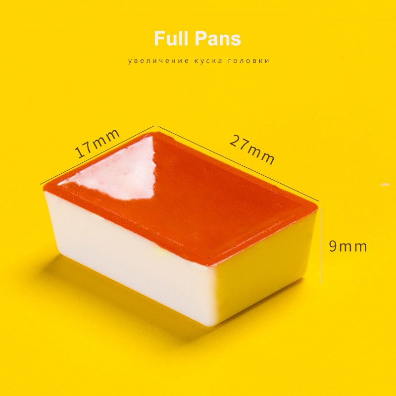 Conjunto de pintura aquarela de grau russo White Nights Artists 12/24/36 panelas completas para profissionais, iniciantes e entusiastas