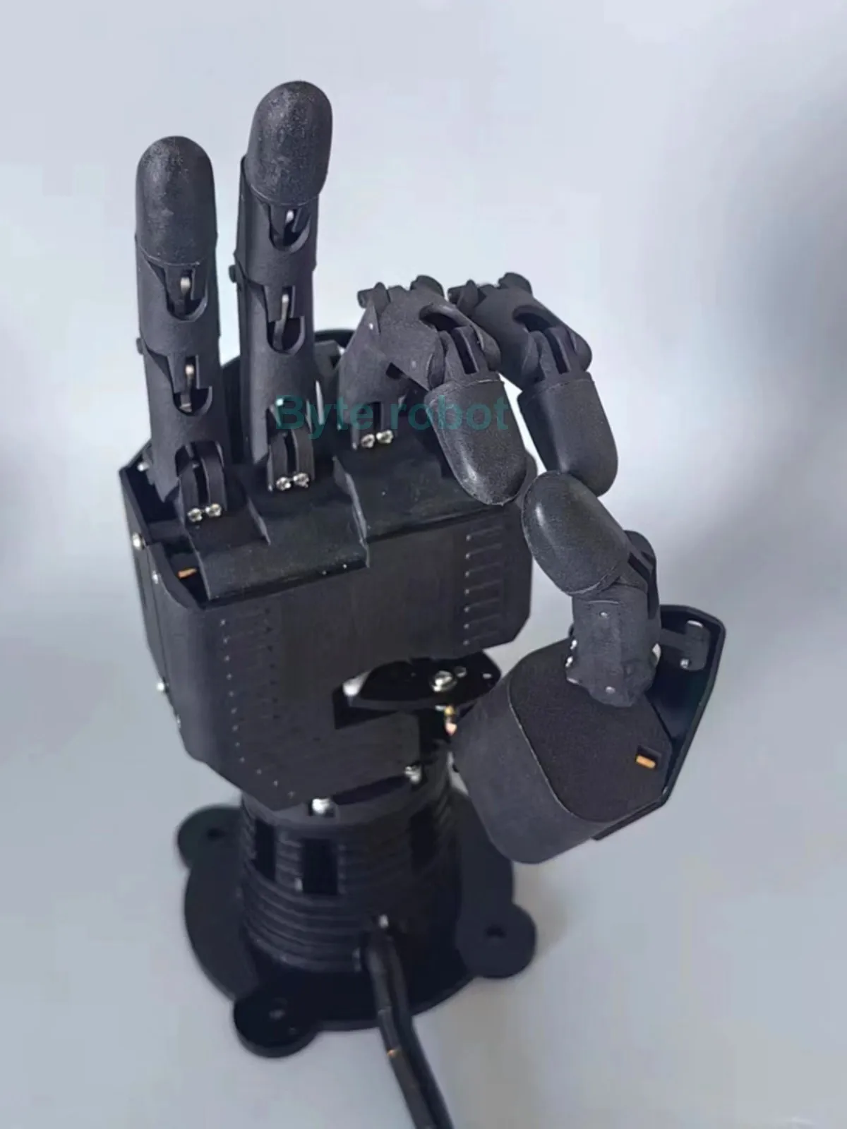 6 Dof Robot Hand with Five Fingers Servo Control Left Right Bionic Palm Assembled Gripper Claw for Programmable Robot Hand Kit