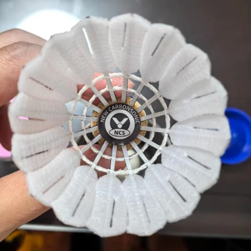 New 12 pcs/tube VICTOR badminton shuttlecocks NCS carbon sound artificial badminton flight stable and durable game ball