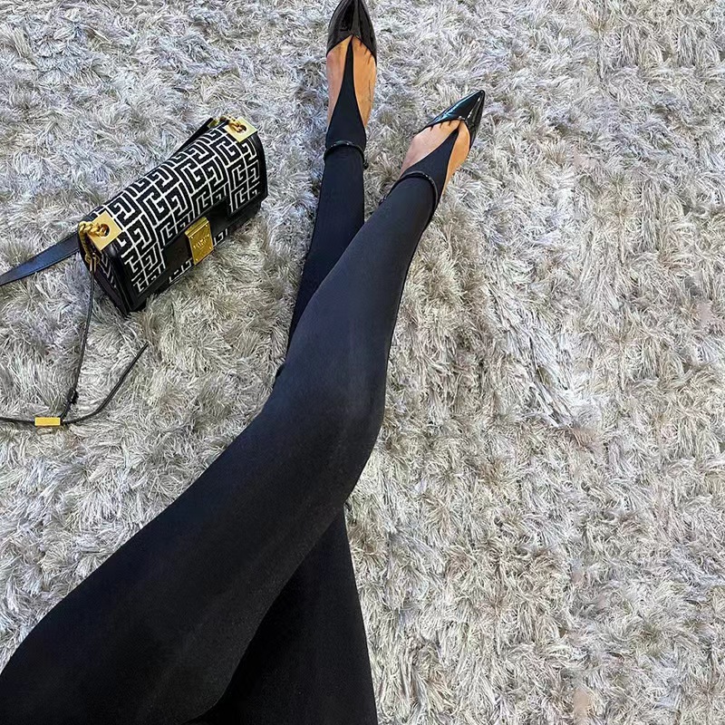 Y2K ロング韓国ファッション女性パンツ春黒ハイウエストスキニーセクシーなグリッターカジュアルクラブレギンスパンツ