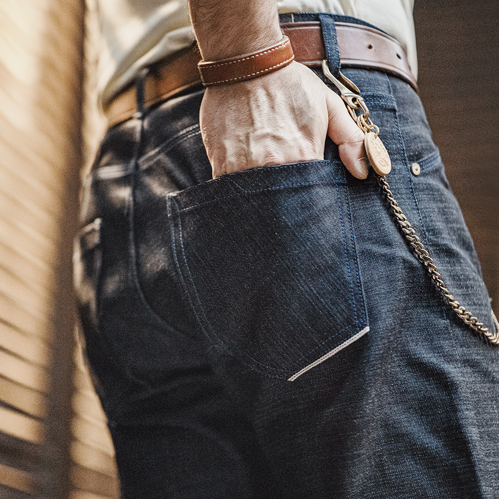 Maden ใหม่ Retro 13oz Selvage ดิบ DENIM กางเกงยีนส์ตรงผ้าฝ้ายอเนกประสงค์กางเกงยีนส์คลาสสิกสําหรับชายฤดูใบไม้ร่วงและฤดูหนาวกางเกง