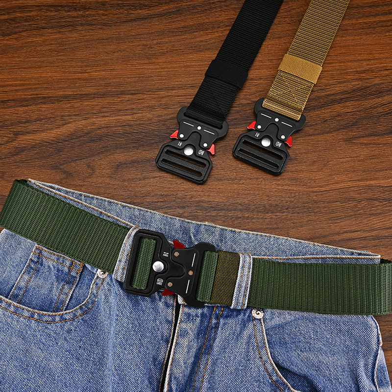 Cintura da uomo cintura multifunzione da esterno tela di alta qualità per cinture di lusso maschili in Nylon cintura di Jeans sportivi da donna cinture neutre