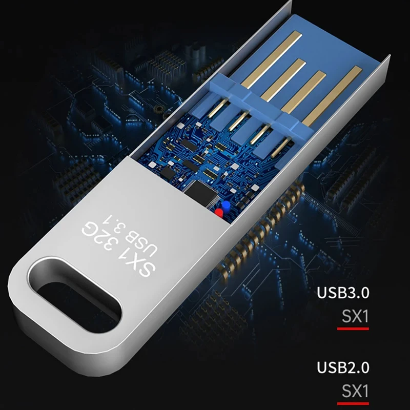 New 2TB USB Flash Drive 3.2 High Speed Metal U Disk TypeC Memory Stick Waterproof SSD Storage PC Phone Data Transfer Portable
