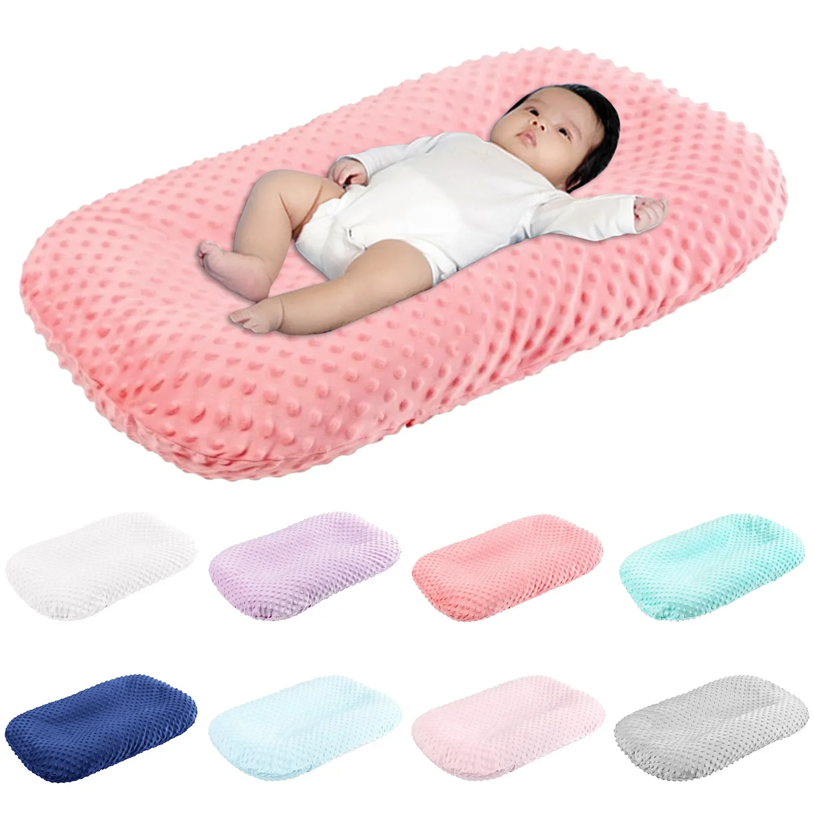 Portable Ultra Soft  Baby Nest Cover Newborn  Sleeping Bed Protector Slipcover Infant Cradle Bassinet Sheet for Lounger