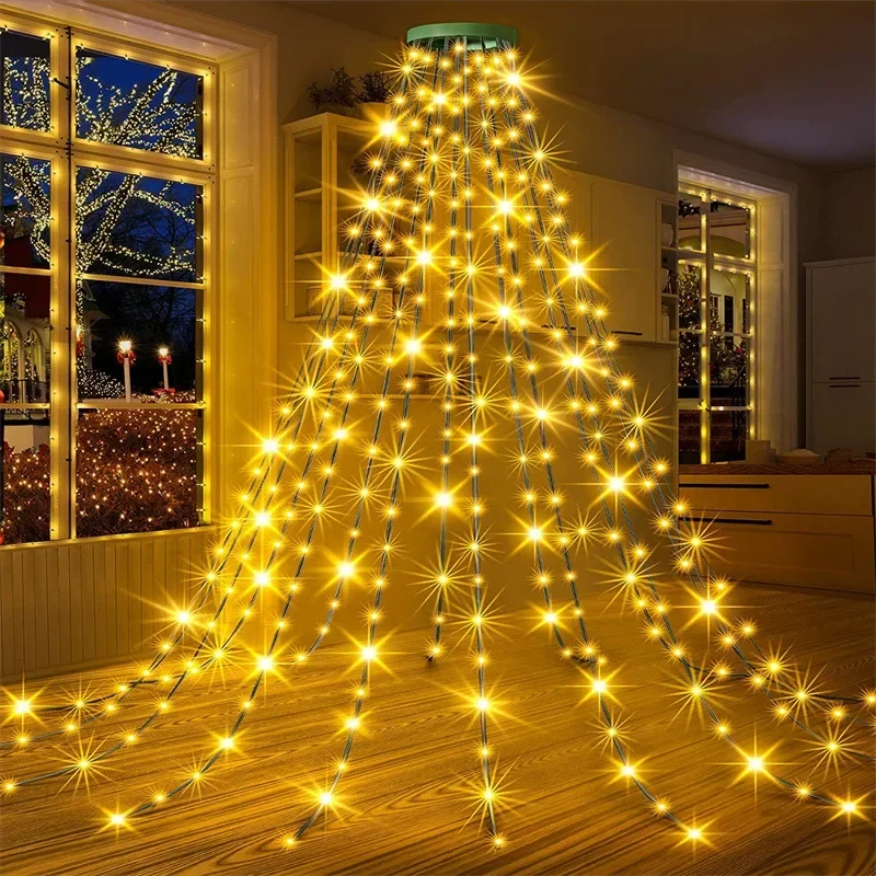 ไฟ LED String USB ชาร์จคริสต์มาส Fairy Light 1.5 M/2 M สําหรับงานแต่งงานสวนวันหยุดสวนโคมไฟตกแต่ง