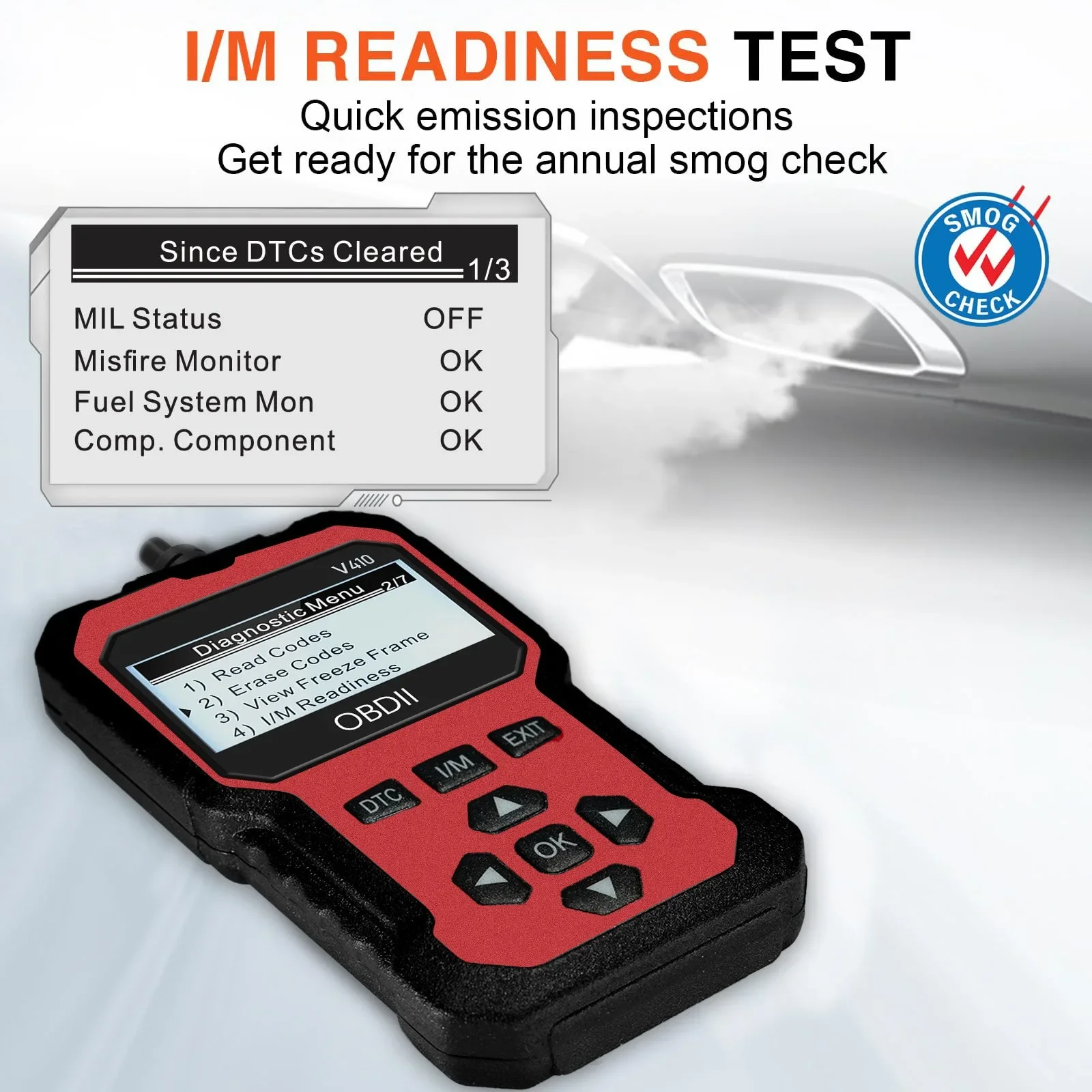 Outil de diagnostic de scanner automobile Obd2, reconnaissance de défauts du moteur. Diagnosticz tous les véhicules de protocole obd depuis 1996 et au-delà