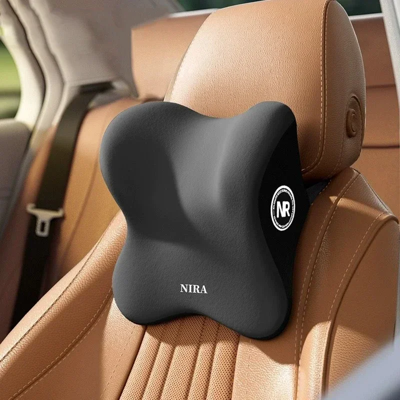 Reposacabezas Universal de espuma viscoelástica para coche, cojín Lumbar para espalda, almohada Lumbar cómoda para el cuello, accesorios generales para el coche