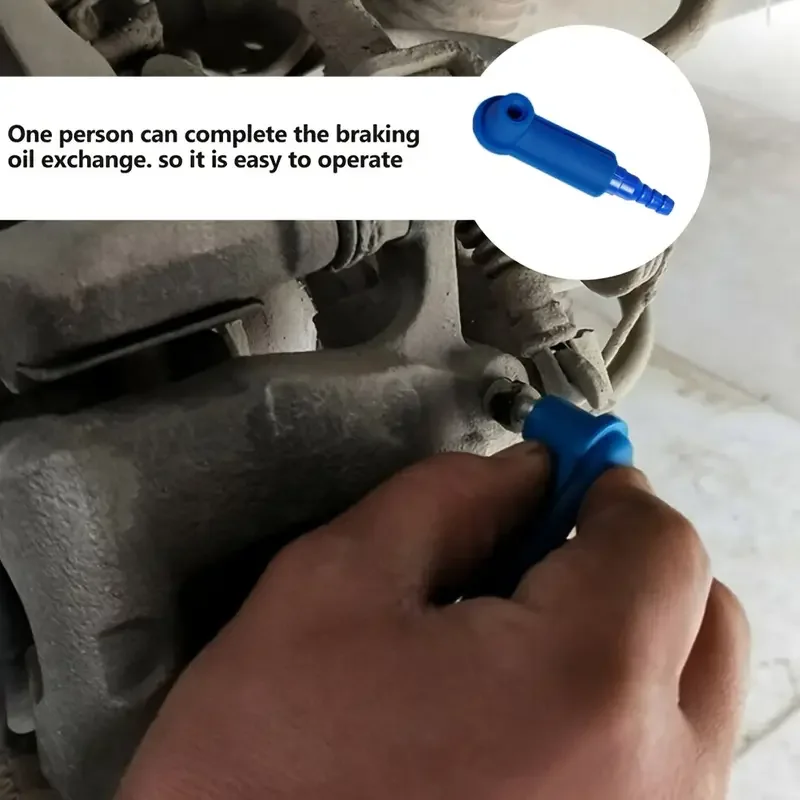 Herramienta de cambio de líquido de frenos de 5 piezas, herramienta de cambio de líquido de frenos de coche, conector de herramienta intercambiable de aire de repuesto de purga de aceite de bomba