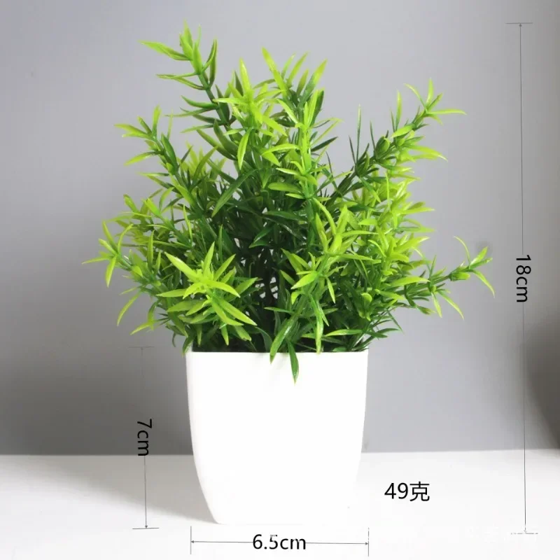 บอนไซประดิษฐ์สีเขียวปลอม Eucalyptus ดอกไม้กระถางต้นไม้สําหรับในร่มกลางแจ้งบ้านห้องนอนอุปกรณ์ตกแต่งสวน