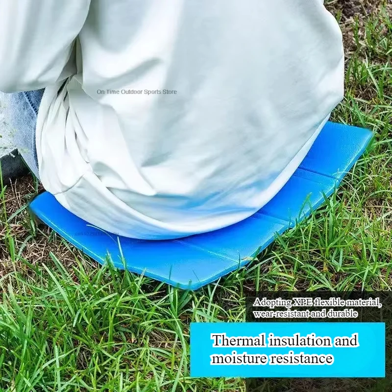 Estera plegable antihumedad, aislamiento portátil para exteriores, estera para asiento de senderismo antihumedad, estera a prueba de humedad de espuma XPE