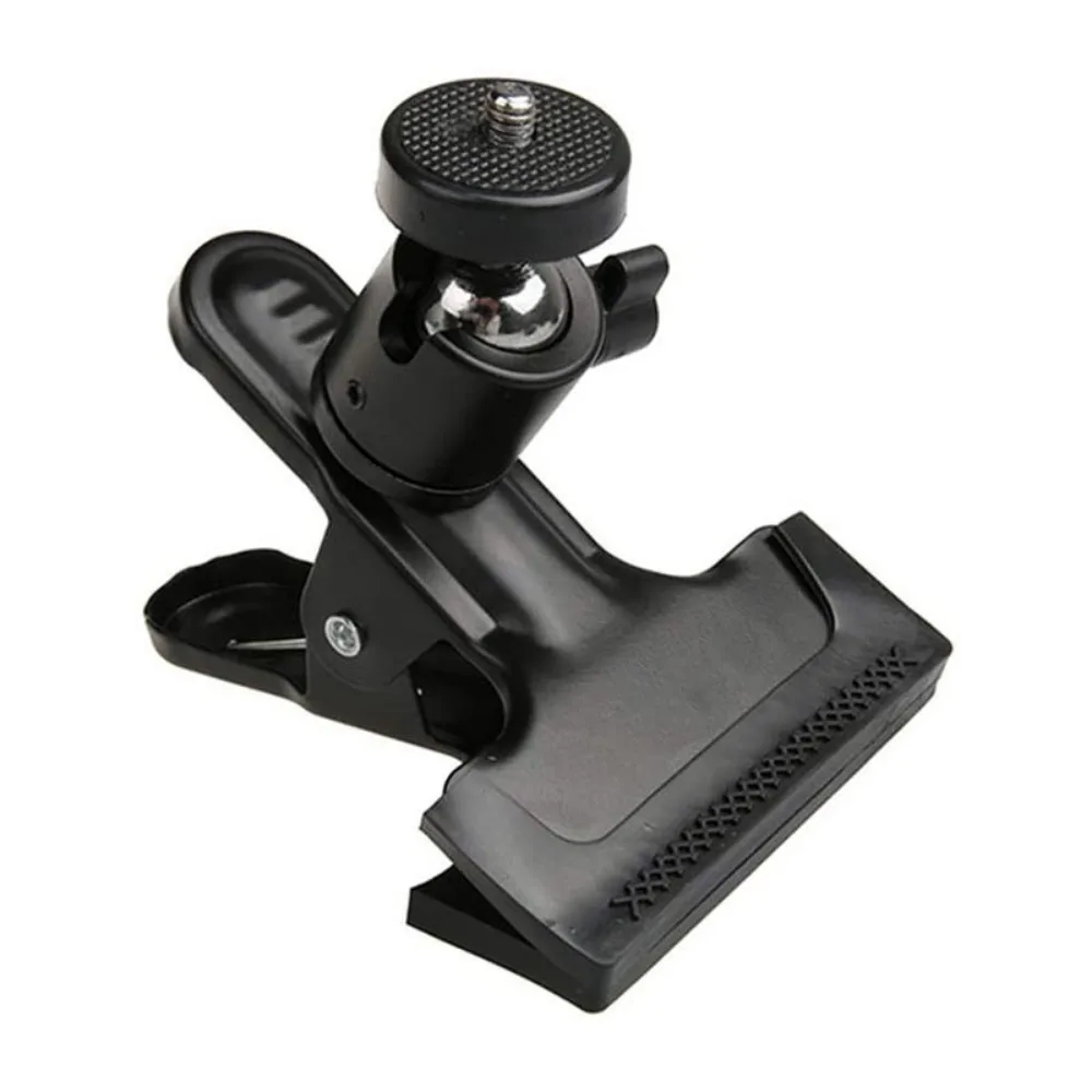 Metallclip-Klemmhalter, Blitzhilfs-Desktop-Live-Streaming, 360-Grad-Kugelkopf, 1/4 Zoll Schraube für Telefon, Gopro Dji Action-Kamera