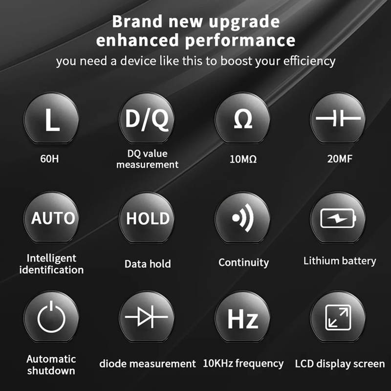 FULL-ZOYI ZT-MD1 ดิจิตอลสมาร์ท Tweezer LCR SMD ESR เครื่องทดสอบความต้านทานความจุตัวเหนี่ยวนําไดโอดทดสอบการแก้จุดบกพร่องซ่อมเครื่องมือ