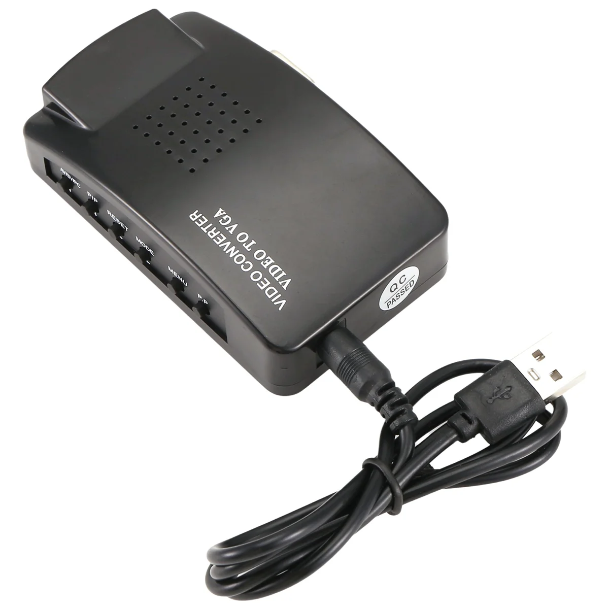 Адаптер AA91 AV-VGA RCA VGA Конвертер ПК RCA Композитный S-Video AV-вход в ПК VGA ЖК-выход Конвертер Переключатель