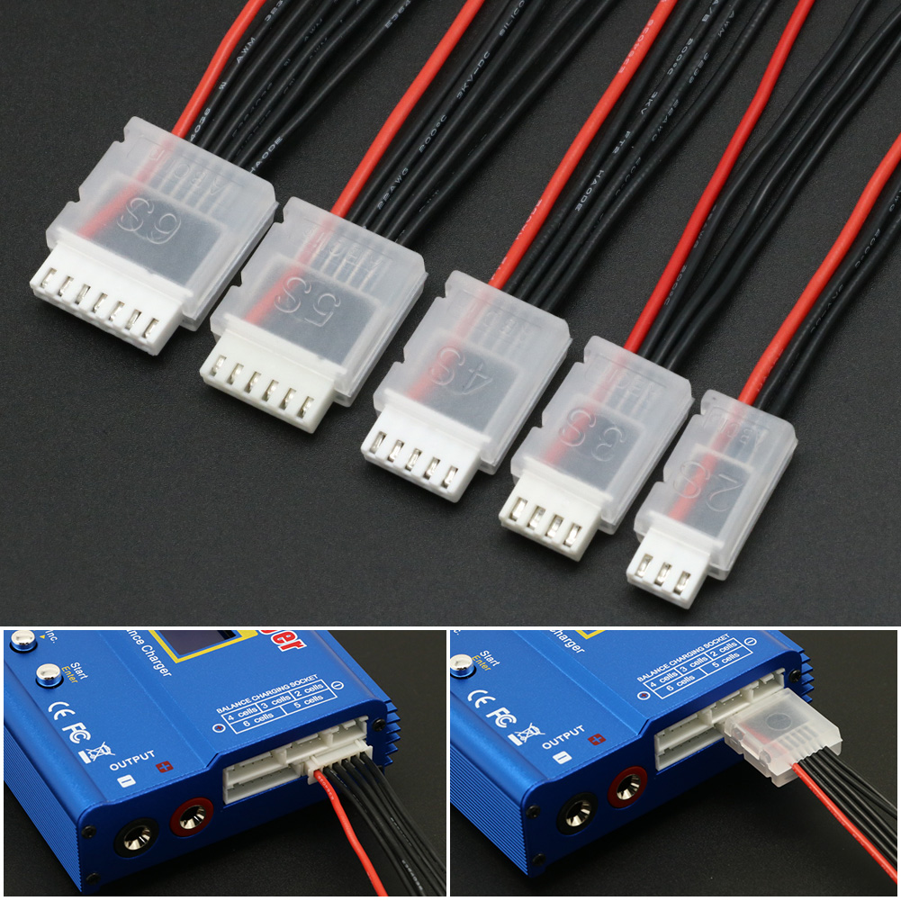 20 ピース/ロット 2S 3S 4S 5S 6S JST-XH バランスヘッド保護バランスプラグセーバー AB クリップ Rc リポバッテリー用