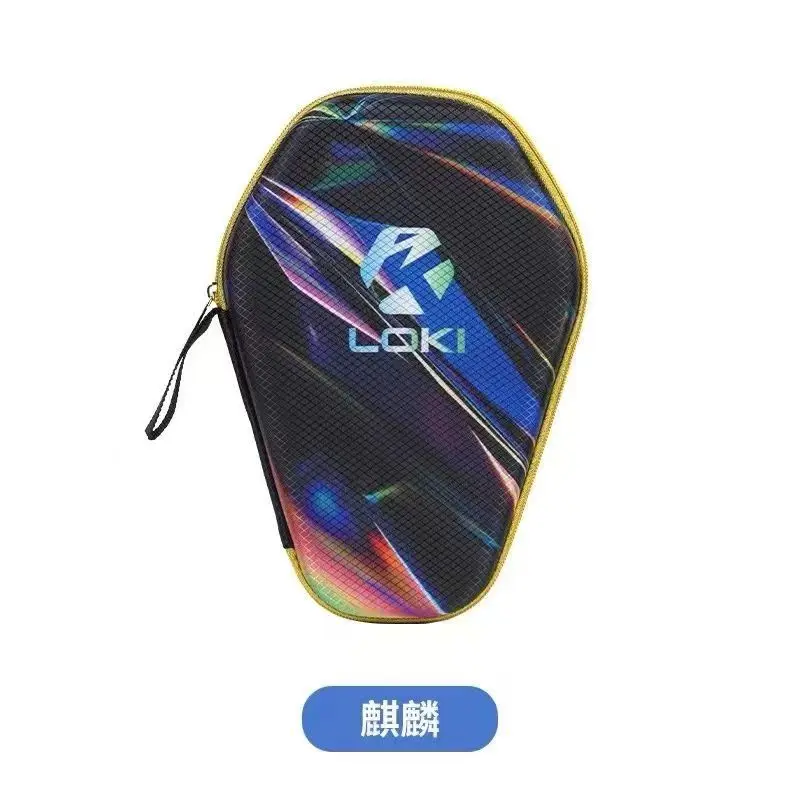 LOKI-bolsa anti-queda para raquete de tênis de mesa, zíper liso, estilo chinês, armazenamento de capa com padrão de tigre