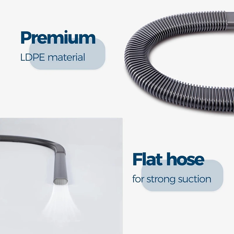 Dryer Vent Cleaner Kit, Hose Spare Parts For Dyson V7 V8 V10 V11 V12 V15 Cordless Vacuum, Perfect Flexible Crevice Tool