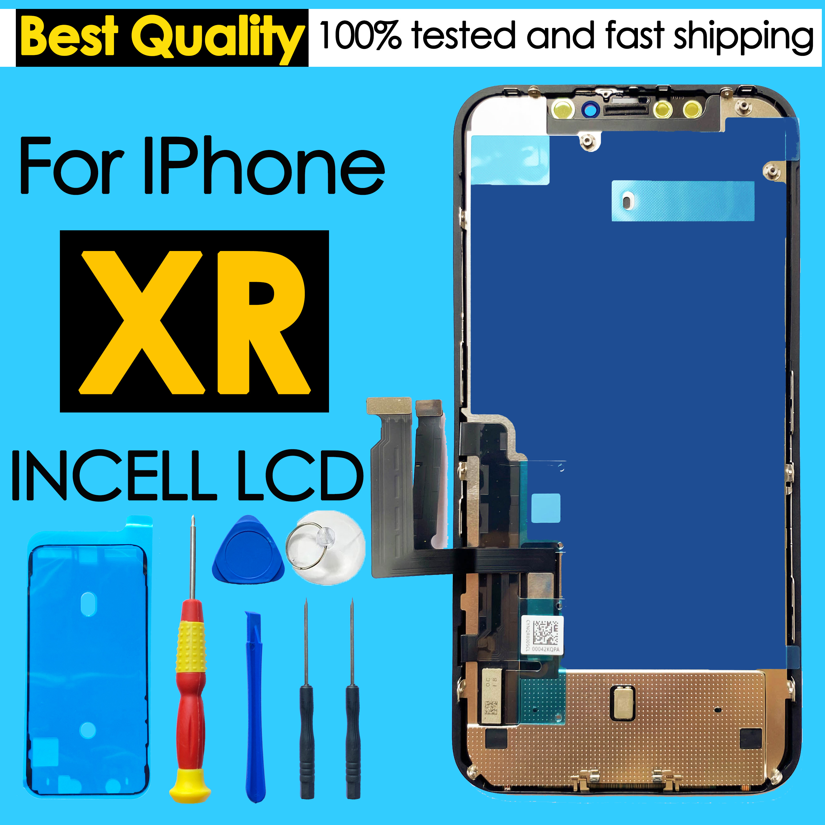 Hohe qualität AAA incell LCD Für iPhone XR Display Touchscreen Ersatz Digitizer Montage Reparatur Teile Großhandel Kit A2105