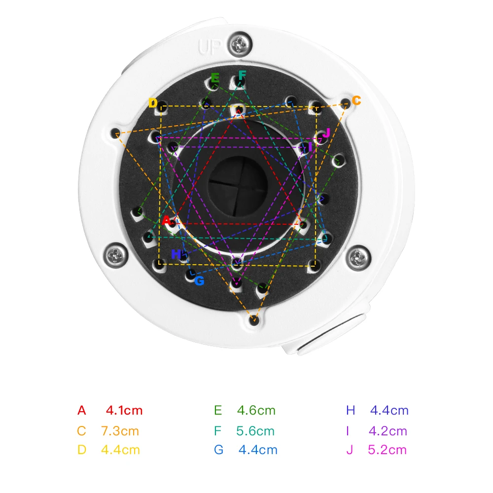 G.Craftsma S-B310 Caixa de junção à prova d'água de metal completo para suportes de câmera IP Acessórios CCTV para câmeras Hik