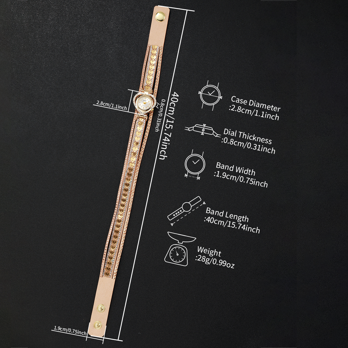 Moda strass coração dial feminino relógios longo veludo banda relógio de pulso