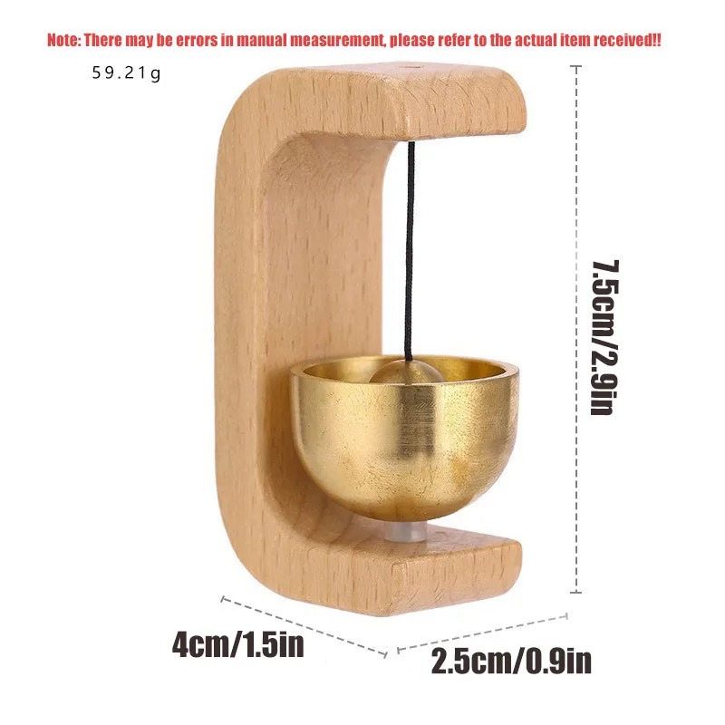 Hanging Decorations Japanese Wooden Wind Chimes Wireless Doorbell Entrance Door Bell Decorative Wind Bell for Home Opening