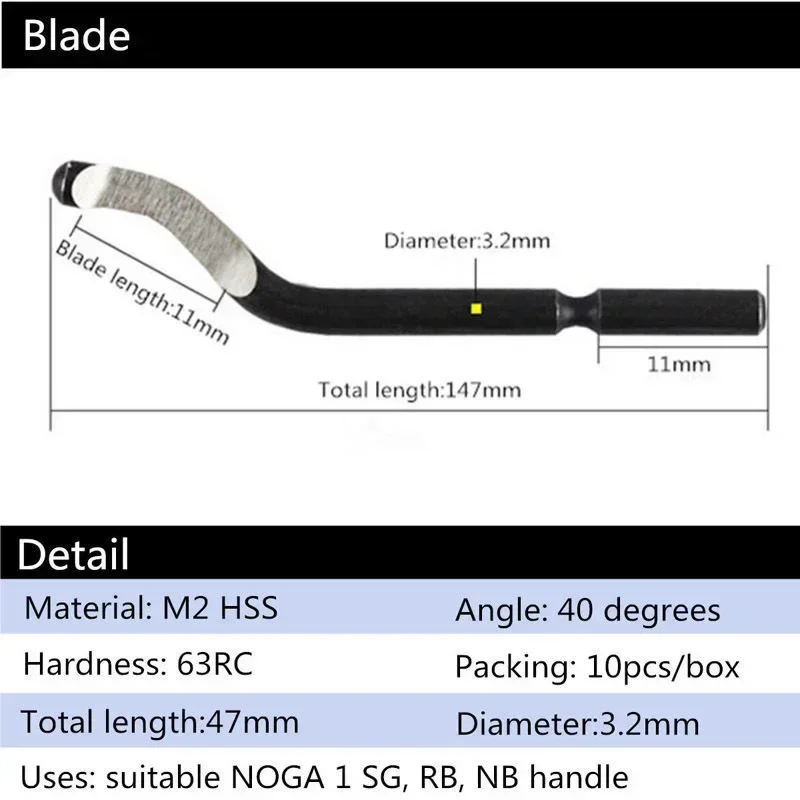 Lidar com rebarba de metal reparação kit ferramenta rebarbação nb1100 roteador bit rotativo rebarba bs1010 lâminas removedor ferramenta mão para madeira plástico