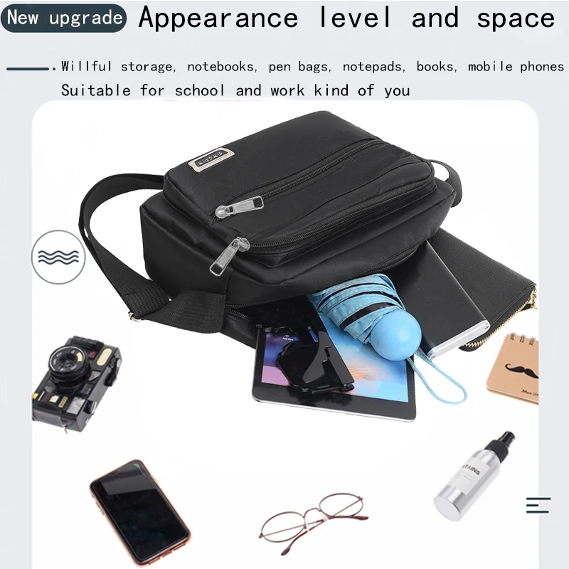 Neutral Square Bag Riding Backpack Chest Bag New Fashion Casual Girls' Shoulder Bag Lightweight Crossbody Bag [Random Pull Direc