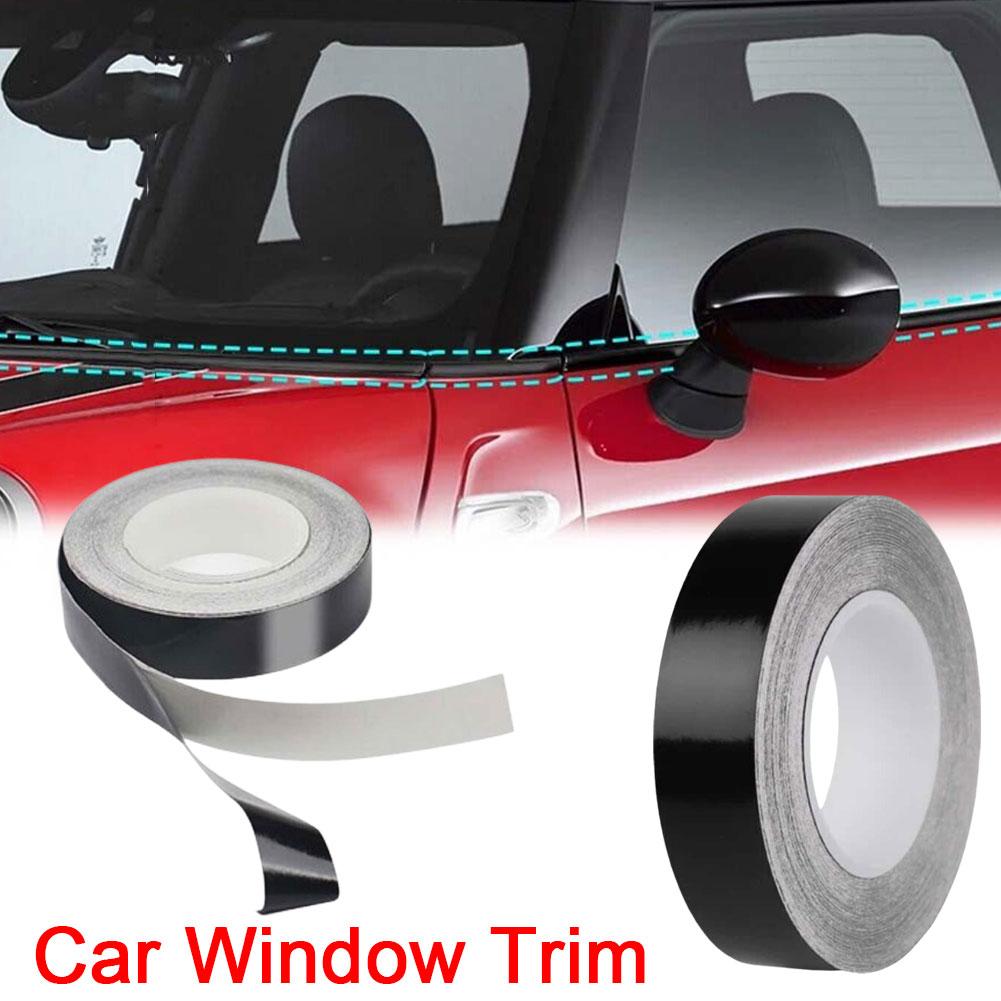 Pegatinas de película de embellecedor de ventana de coche, calcomanía de cintura de puerta, línea negra, Mini One Countryman R56, R55, R50, R52, R53, R60, R57, R6, U9v1