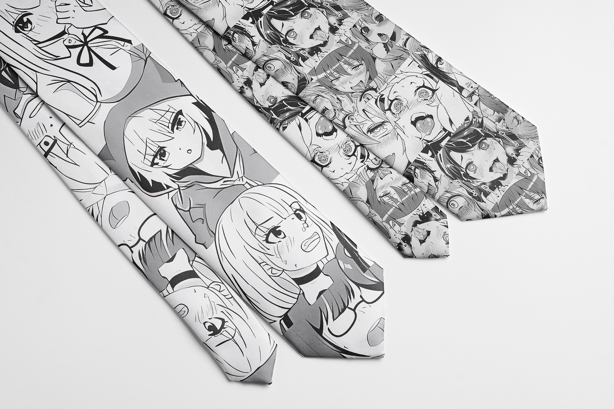 Corbata con estampado de dibujos animados de Anime para hombre, corbata creativa informal unisex, accesorios únicos novedosos, regalos de negocios, accesorios para camisa de boda