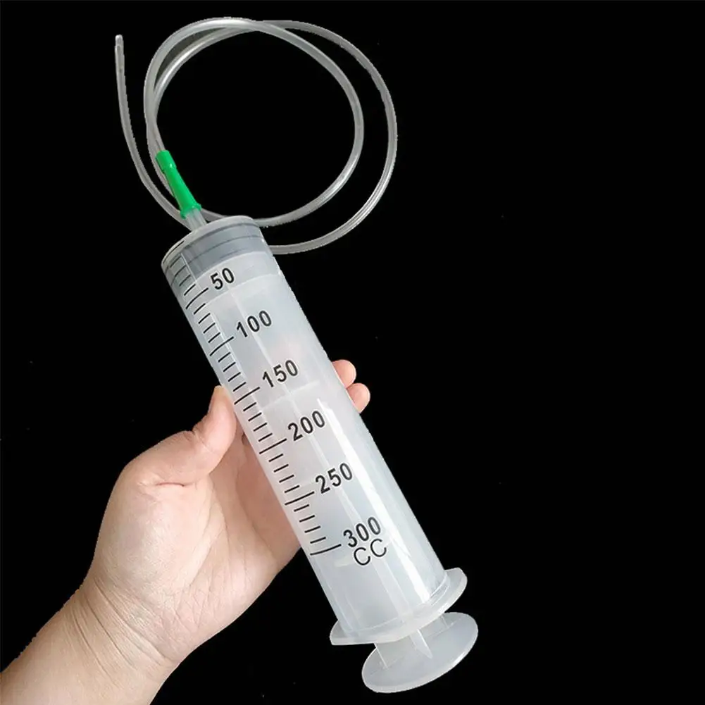 Neue Spritzenölpumpe mit großer Kapazität, 100/300/550 ml, mit 1 m Schlauch, Haustierfütterung, Messpumpe, Hydrokultur, Nährstoff, große Spritze 2024