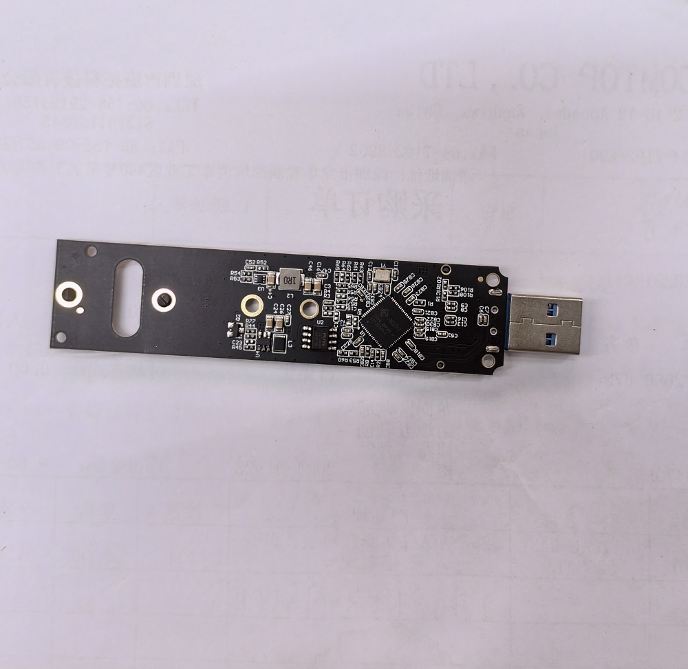 Adaptador M.2 NVME SSD para USB 3.1, PCI-E para USB-A 3.0, Cartão Conversor Interno, Chip JMS583, 10Gbps, Gen 2 para PCI-E, SSD M.2