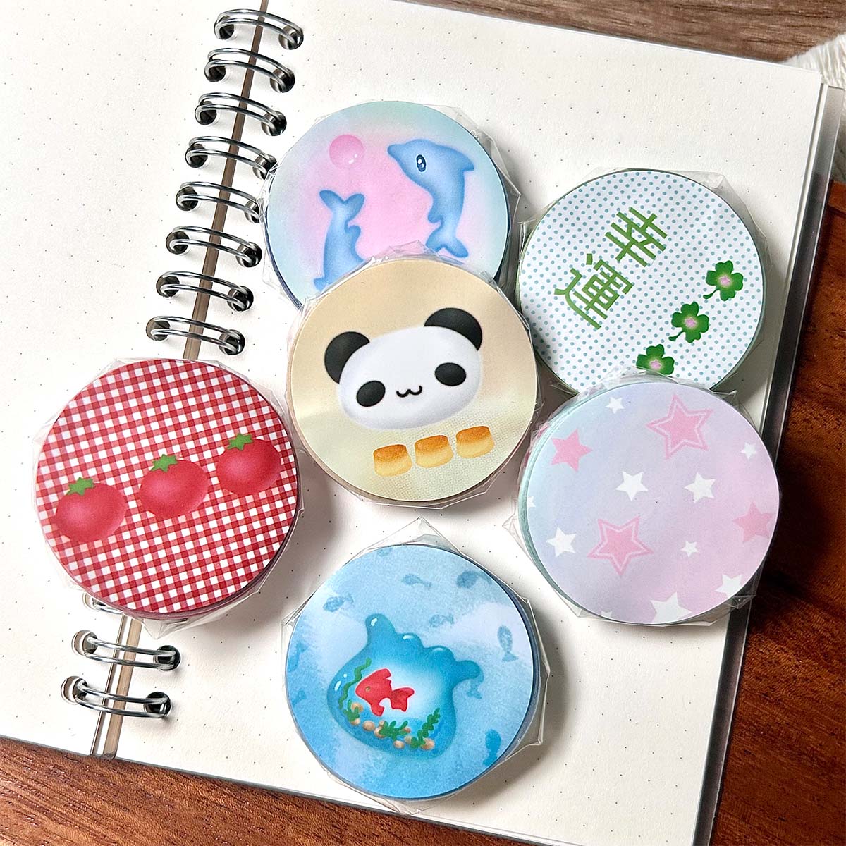 Kawaii Four-leaf Clover Washi Tape Cute Tomato Deco Washi Tape with Sand-Coated Shimmer Film Masking Tape with release paper