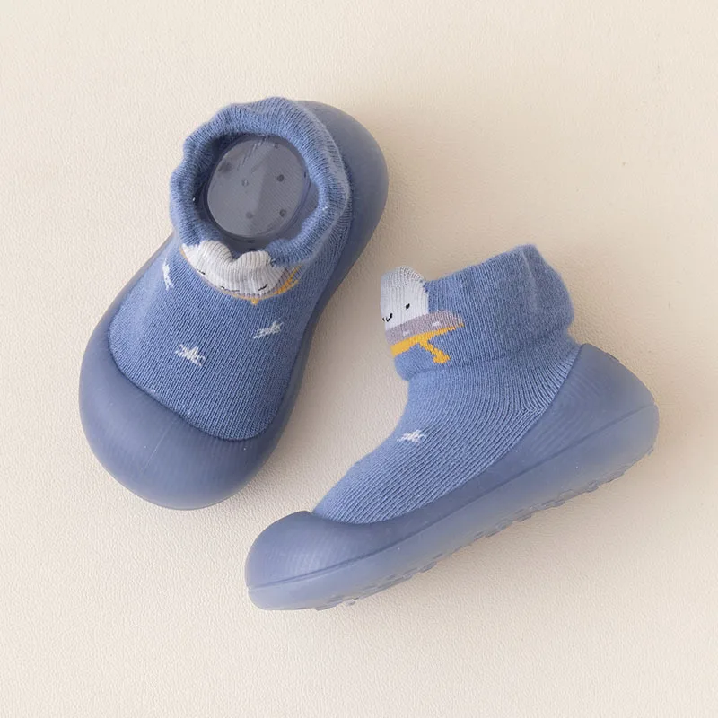 Yibubu รองเท้าเด็กในร่ม Soft Soled ลื่นรองเท้าเด็กวัยหัดเดินตาข่าย Breathable ถุงเท้าแฟชั่นน่ารักถุงเท้ารองเท้า KD03