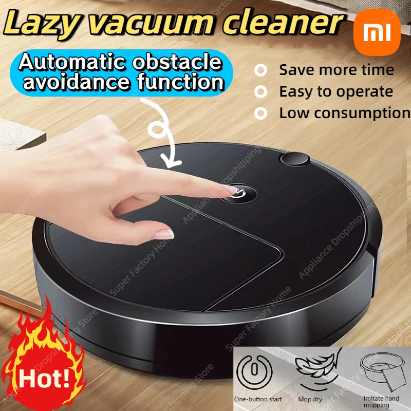 Xiaomi 3-in-1 Smart Navigation Automatic obstacle avoidance Robot Vacuum Cleaner household USB Rechargeable Cleaning Sweeping