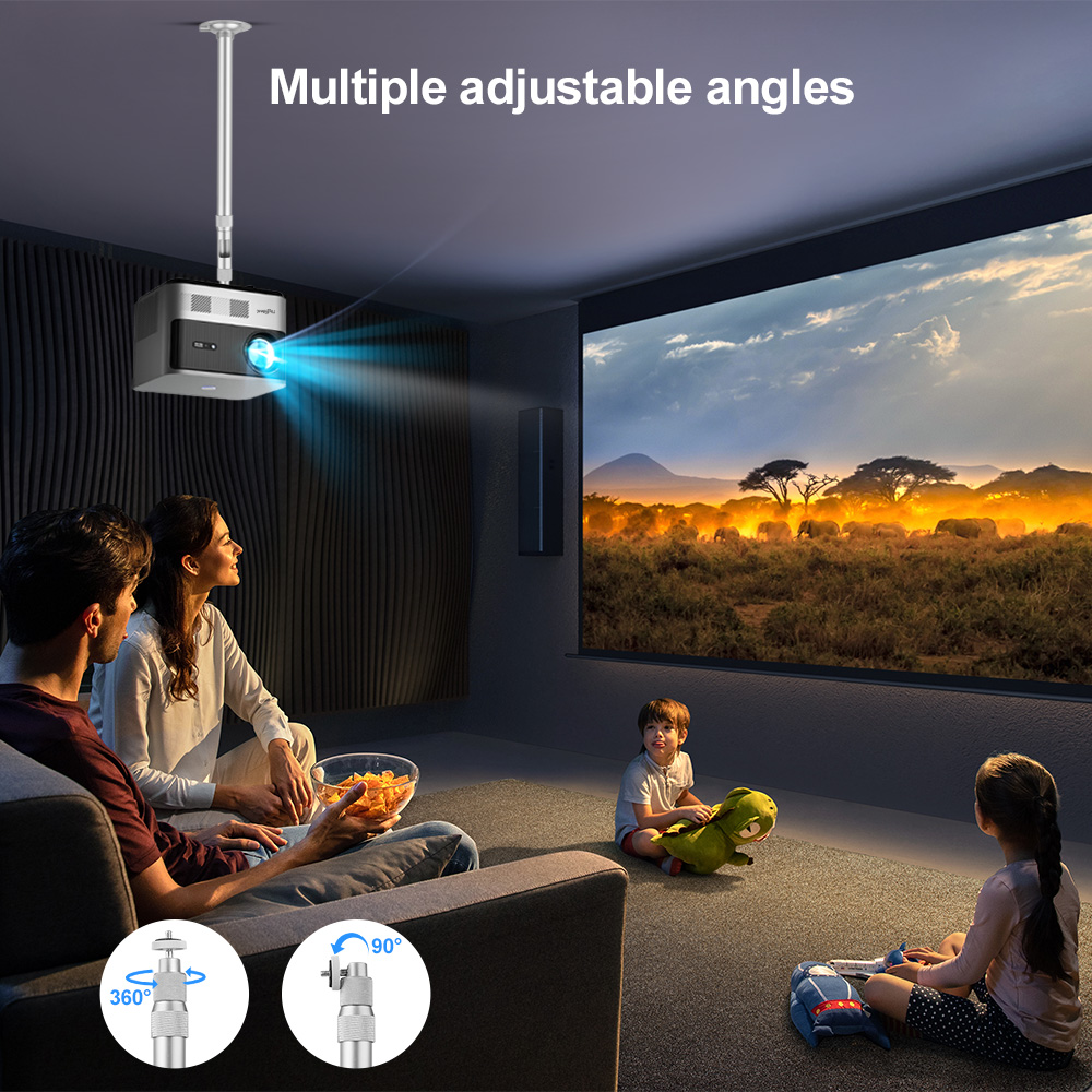 40 センチメートル 60 センチメートル 80 センチメートル 1/4 6 ミリメートルプロジェクターミニハンガー天井マウント壁ブラケット TD80W HY300 プロ HY320 TD92 ミニプロジェクターホルダースタンド