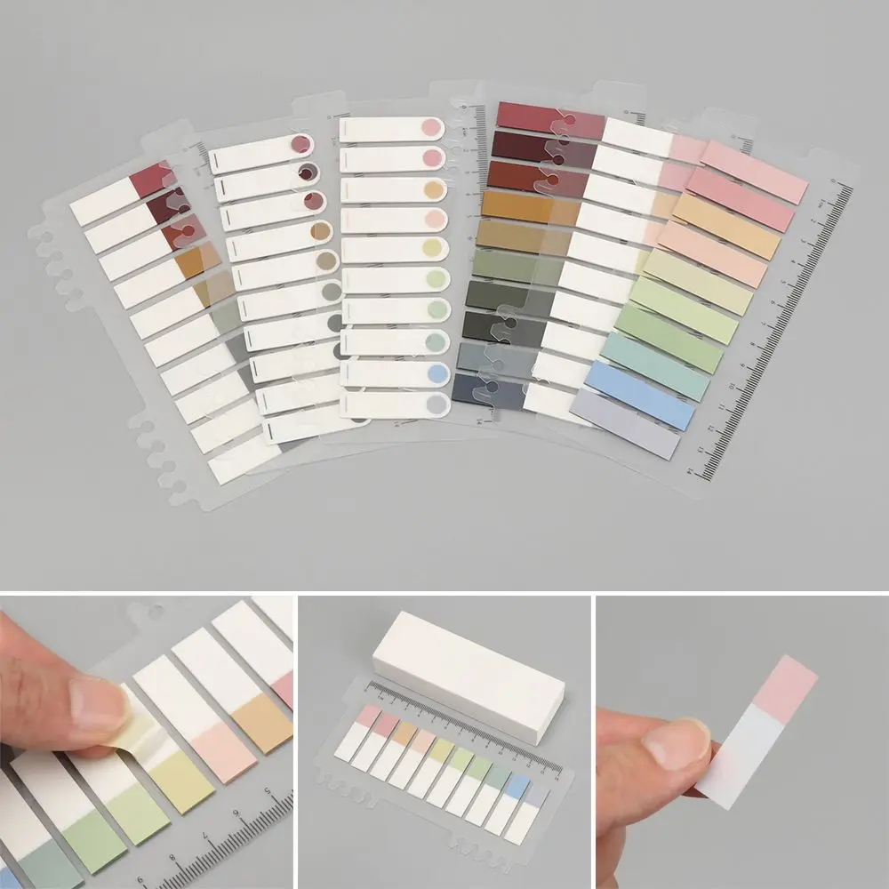 Tự Dính Dấu Trang Miếng Dán Ghi Chú Giấy Dán Ghi Chú Memo Pad Cờ Tab Rời Lá Chỉ Số Miếng Dán