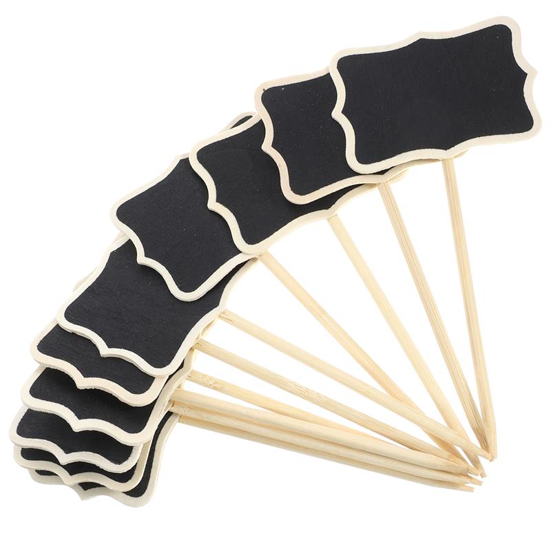 メッセージボード用ミニ黒板黒板、値札、植物タグ、家庭や庭用黒板、10個