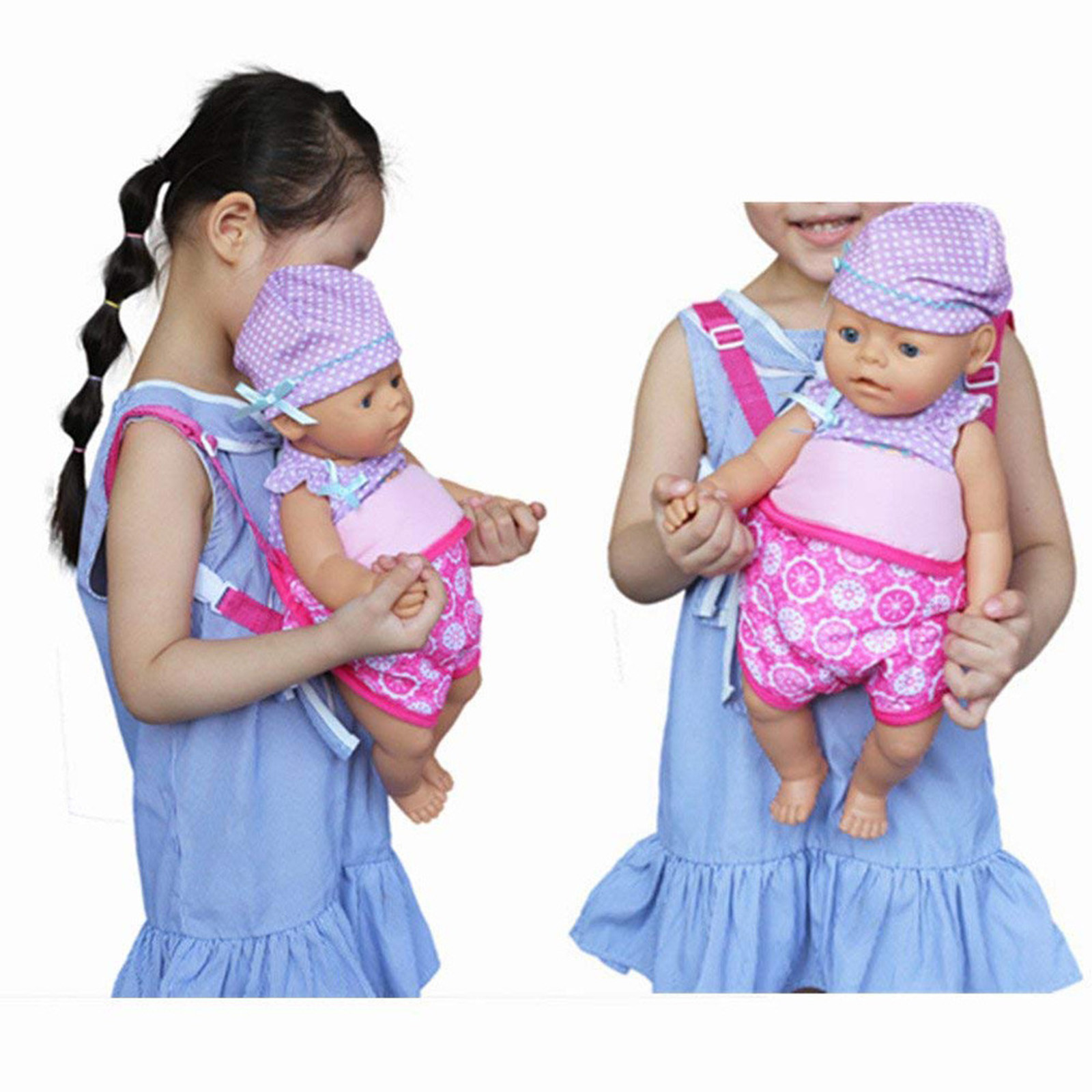 新生児用寝袋,外出用キャリングバッグ,人形服,クリスマスと誕生日のギフト用アクセサリー,18インチ,1個