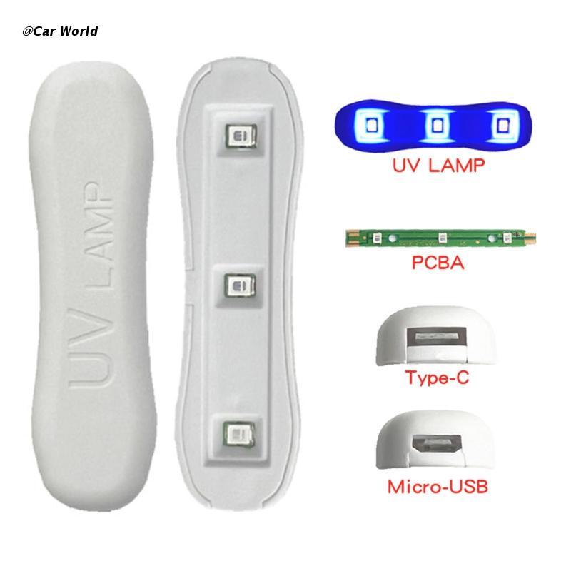 Kính Tự Động Chữa Đèn Cửa Sổ Nhựa Chữa Khỏi Tia UV Đèn Chiếu Sáng Kính Chắn Gió Dụng Cụ Sửa Chữa