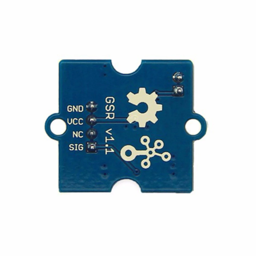 Galvanic Skin Response Skin Current Sensor GSR Kit Resistance Electrical Conductivity Fingertip Grove Detection Module 2pcs